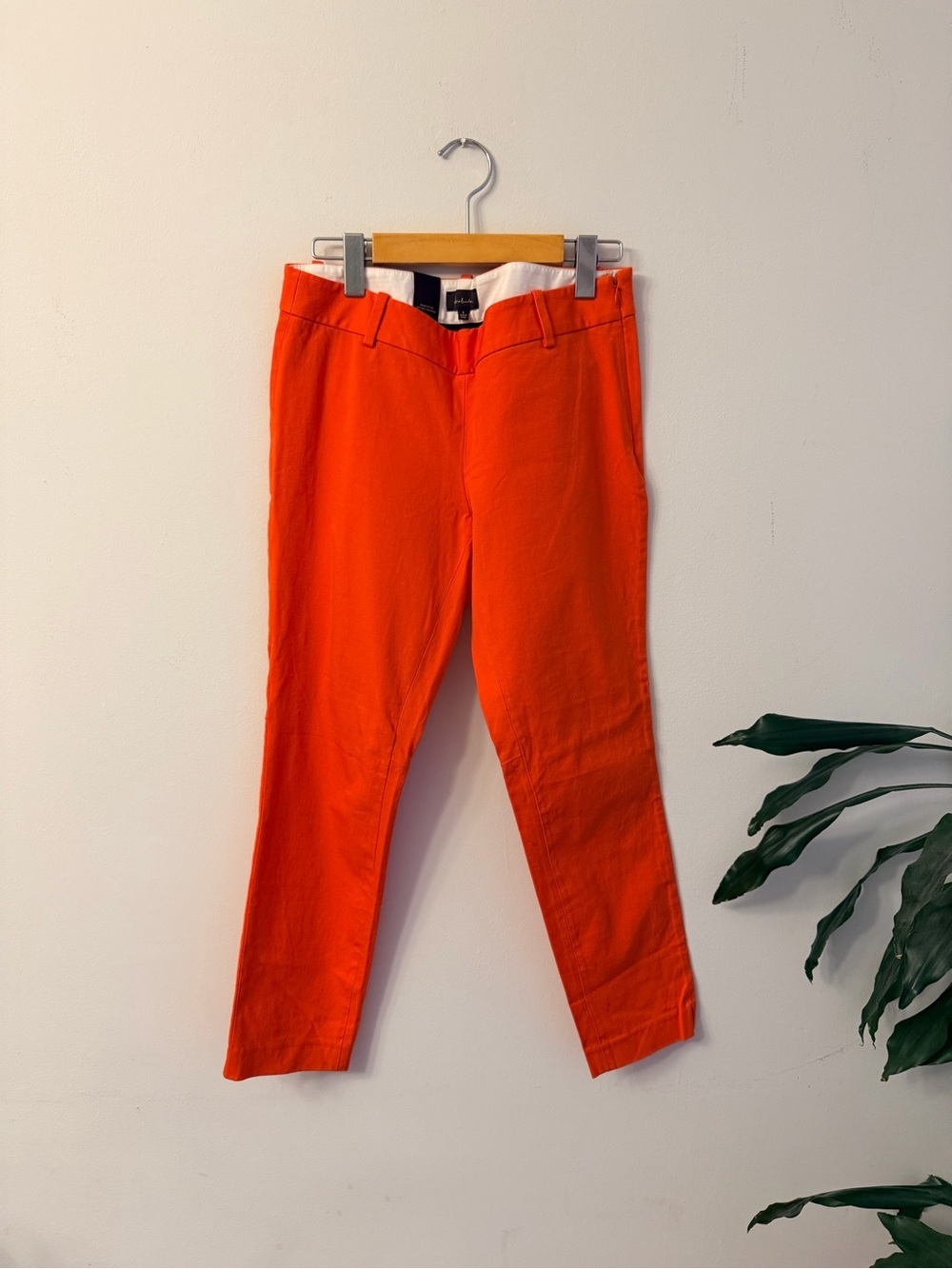 Babaton Elliot Orange Cropped Ankle Pants